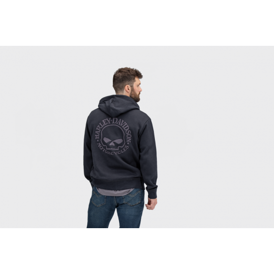 Harley davidson willie g skull hoodie best sale